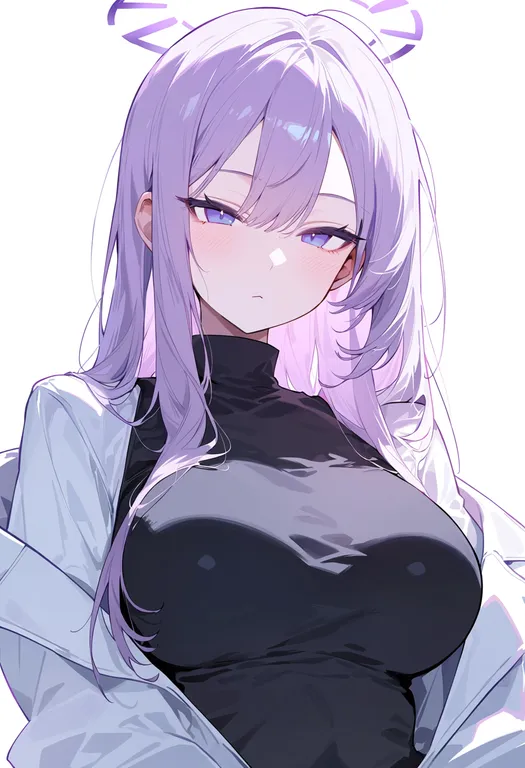 masterpiece, best quality, score_7, safe, utaha (blue archive), blue archive, solo, upper body, simple background — by k3scat, made with ComfyUI