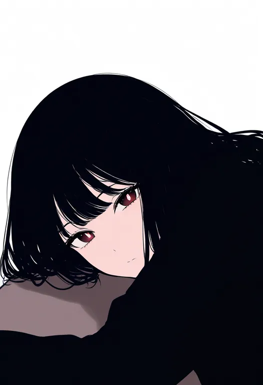 masterpiece, best quality, newest, absurdres, highres, safe, arms_on_table, 1girl, solo, simple_background — by k3scat, made with ComfyUI