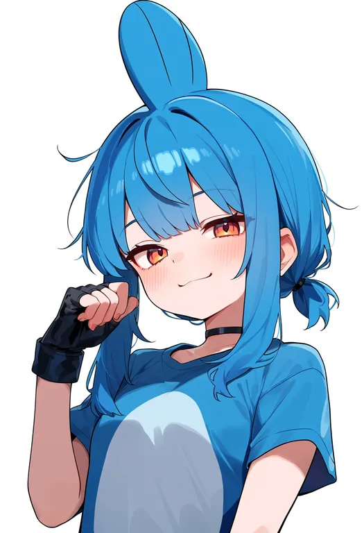 masterpiece, best quality, score_7, safe, mudkip, solo, upper body, simple background — by k3scat, made with ComfyUI