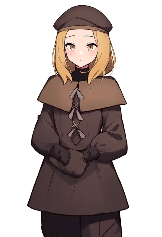 masterpiece, best quality, newest, absurdres, highres, safe, final_fantasy_tactics_a2, solo, simple_background — by k3scat, made with ComfyUI