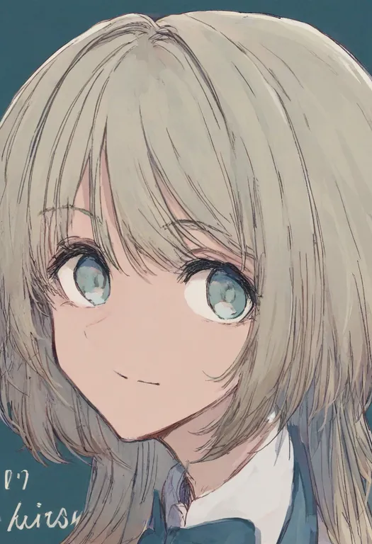 masterpiece, best quality, general, character name, 1girl, solo, simple background — by k3scat, made with ComfyUI