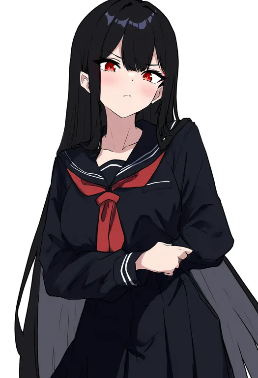 masterpiece, best quality, newest, absurdres, highres, safe, psikyo, solo, simple_background — by k3scat, made with ComfyUI