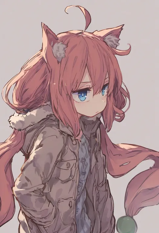 masterpiece, best quality, general, hinata channel, solo, simple background — by k3scat, made with ComfyUI