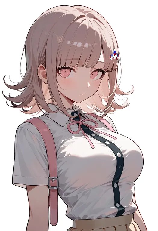 masterpiece, best quality, score_7, safe, nanami chiaki, danganronpa 2: goodbye despair, solo, upper body… — by k3scat, made with ComfyUI