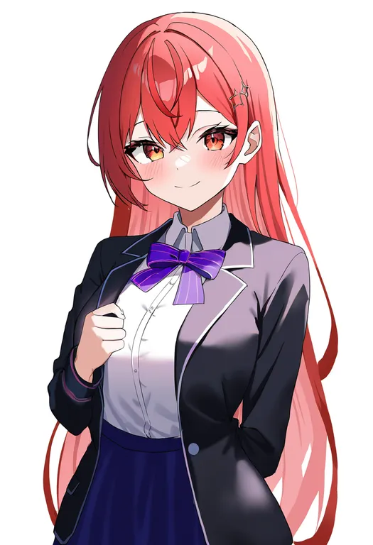 masterpiece, best quality, newest, absurdres, highres, safe, hololive_idol_uniform_(origin), 1girl, solo… — by k3scat, made with ComfyUI