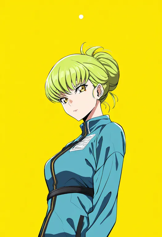 masterpiece, best quality, newest, absurdres, highres, safe, c.c._lemon, solo, upper_body, simple_background — by k3scat, made with ComfyUI