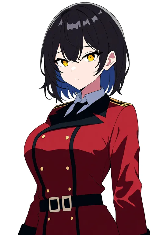 masterpiece, best quality, newest, absurdres, highres, safe, griffin_&_kryuger_military_uniform, 1girl, solo… — by k3scat, made with ComfyUI