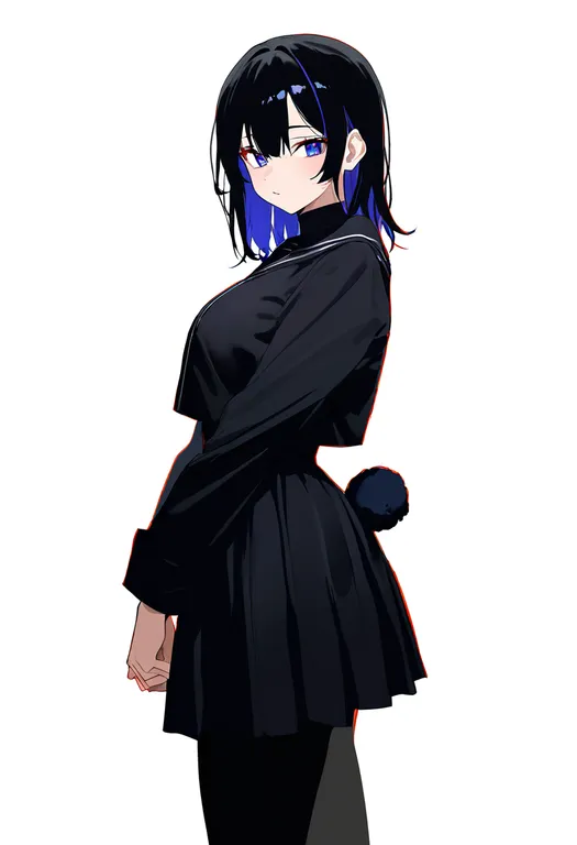 masterpiece, best quality, newest, absurdres, highres, safe, bear_tail, 1girl, solo, simple_background — by k3scat, made with ComfyUI