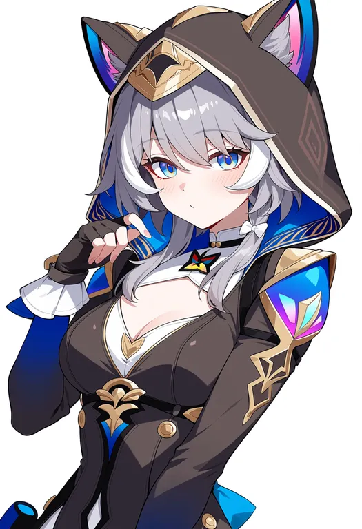 masterpiece, best quality, score_7, safe, cipher (honkai: star rail), honkai: star rail, solo, upper body… — by k3scat, made with ComfyUI