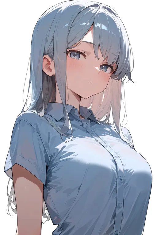 masterpiece, best quality, score_7, safe, sagiri (kancolle), solo, upper body, simple background — by k3scat, made with ComfyUI
