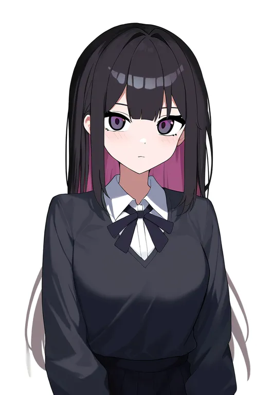 masterpiece, best quality, newest, absurdres, highres, safe, kakushigoto, solo, simple_background — by k3scat, made with ComfyUI