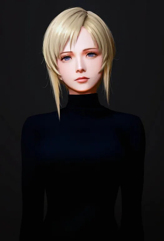 masterpiece, best quality, newest, absurdres, highres, safe, parasite_eve_i, solo, simple_background — by k3scat, made with ComfyUI