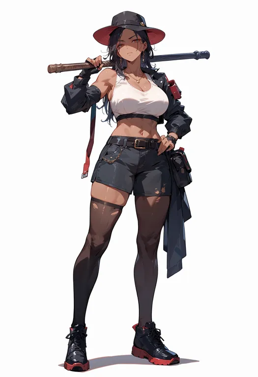 masterpiece, best quality, score_7, safe, yokubari saboten, solo, simple background — by k3scat, made with ComfyUI