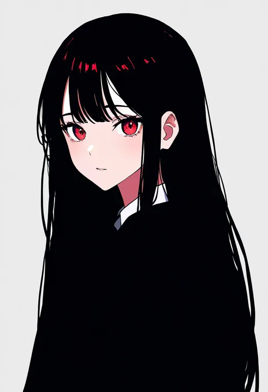 masterpiece, best quality, newest, absurdres, highres, safe, shiny_and_normal, 1girl, solo, simple_background — by k3scat, made with ComfyUI
