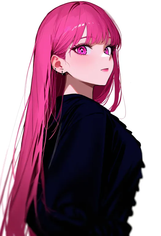masterpiece, best quality, newest, absurdres, highres, safe, blackpink, solo, simple_background — by k3scat, made with ComfyUI