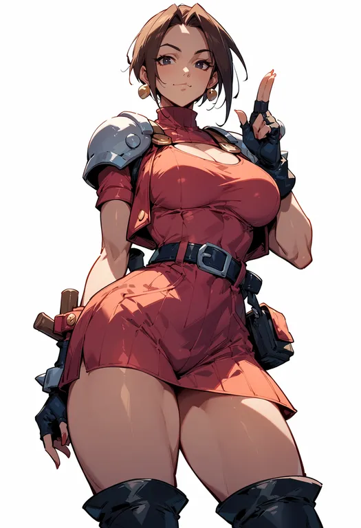 masterpiece, best quality, score_7, safe, justice gakuen, solo, simple background — by k3scat, made with ComfyUI