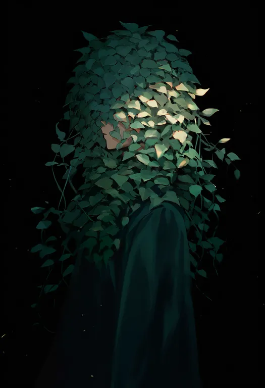 masterpiece, best quality, newest, absurdres, highres, safe, vines, 1girl, solo, simple_background — by k3scat, made with ComfyUI