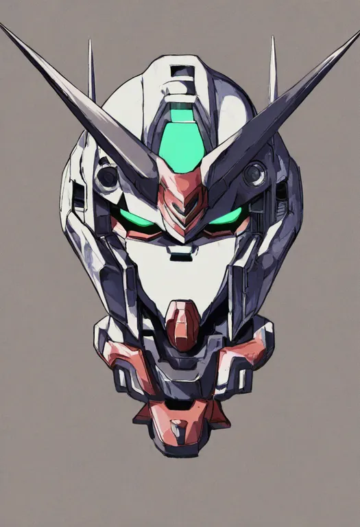 masterpiece, best quality, general, gundam g no reconguista, solo, simple background — by k3scat, made with ComfyUI