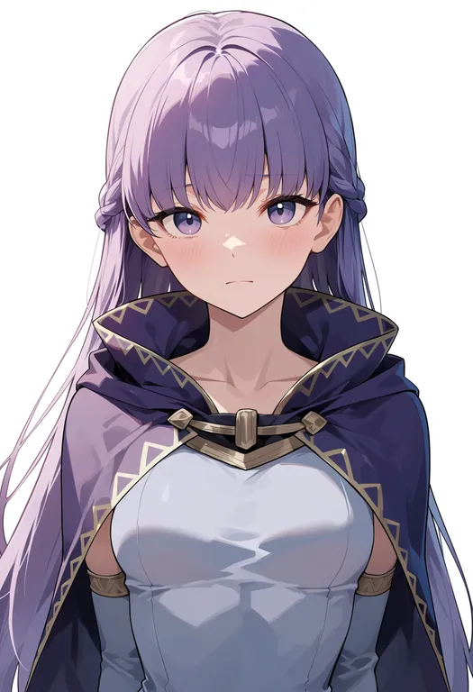 masterpiece, best quality, score_7, safe, sophia (fire emblem), fire emblem, solo, upper body, simple background — by k3scat, made with ComfyUI