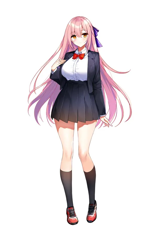 masterpiece, best quality, newest, absurdres, highres, safe, soccer_spirits, solo, full_body, simple_background — by k3scat, made with ComfyUI