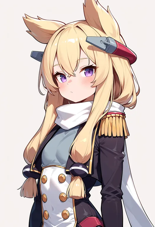 masterpiece, best quality, score_7, safe, warspite (azur lane), azur lane, solo, upper body, simple background — by k3scat, made with ComfyUI