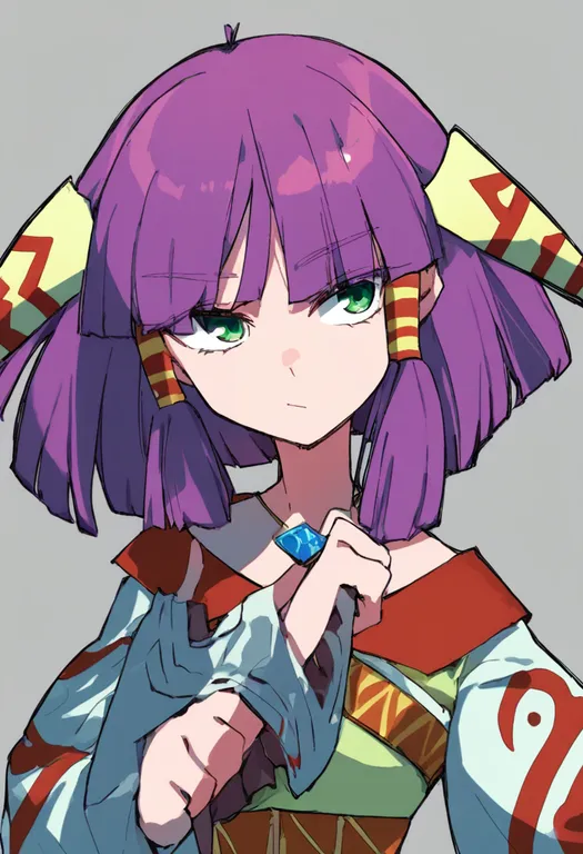 masterpiece, best quality, general, grandia i, solo, simple background — by k3scat, made with ComfyUI