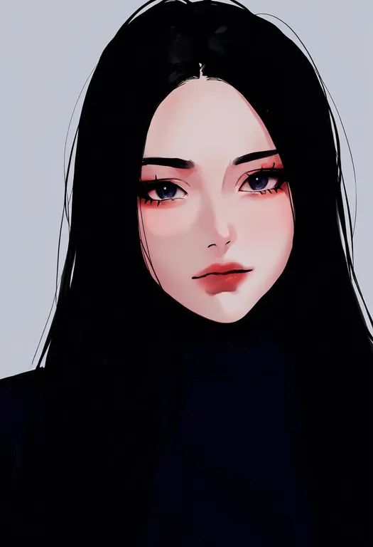 masterpiece, best quality, newest, absurdres, highres, safe, portrait_of_madame_x, solo, simple_background — by k3scat, made with ComfyUI