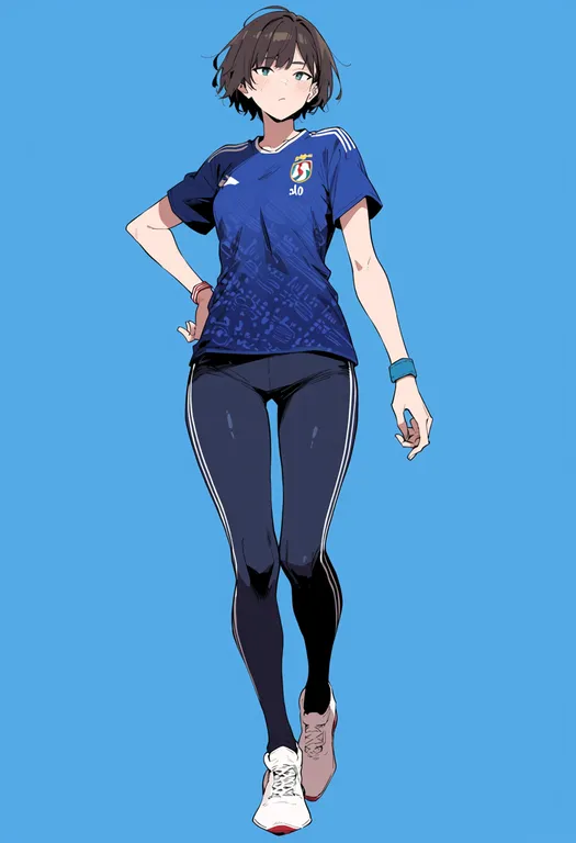 masterpiece, best quality, score_7, safe, 2026 fifa world cup, solo, full body, simple background — by k3scat, made with ComfyUI