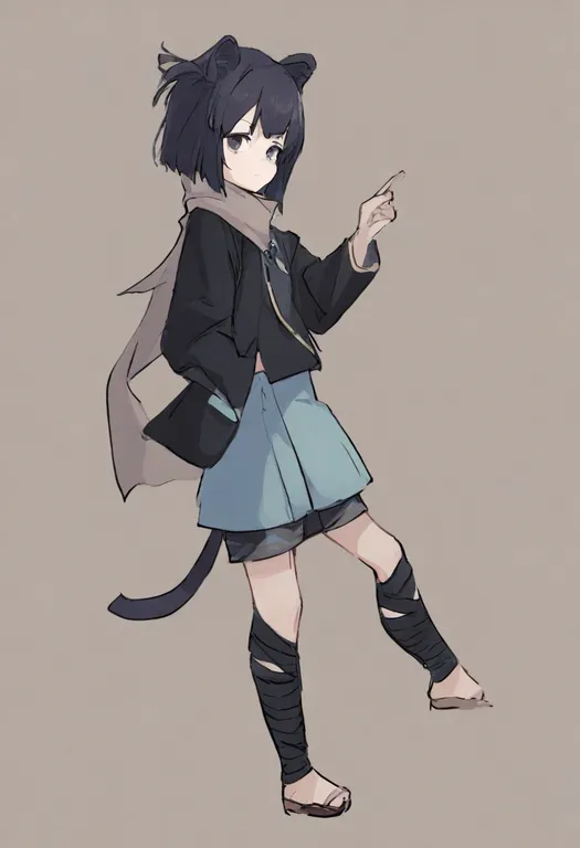 masterpiece, best quality, general, leg wrap, 1girl, solo, simple background — by k3scat, made with ComfyUI
