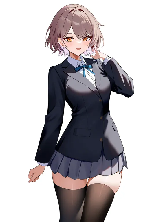 masterpiece, best quality, newest, absurdres, highres, safe, ashita_e_attack!, solo, full_body, simple_background — by k3scat, made with ComfyUI