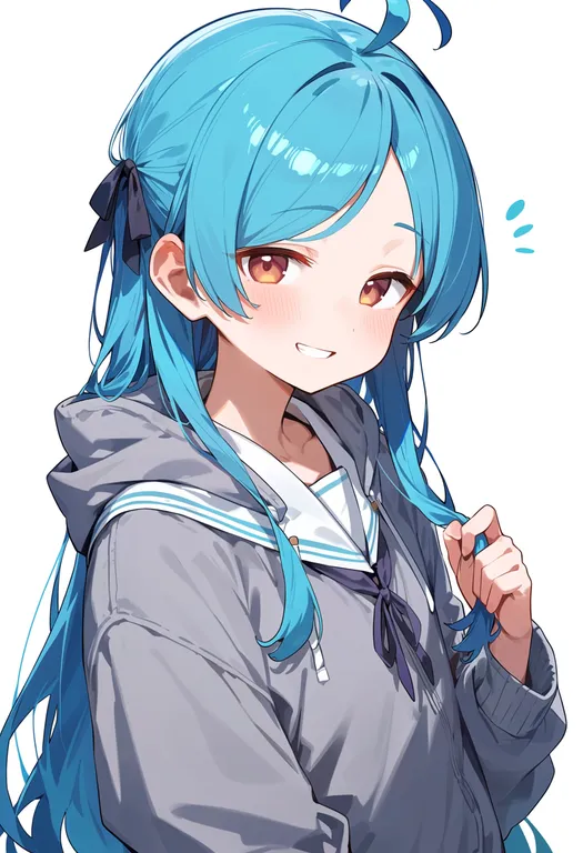 masterpiece, best quality, score_7, safe, shinkai kanata, solo, upper body, simple background — by k3scat, made with ComfyUI