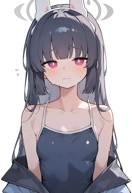 masterpiece, best quality, score_7, safe, miyu (swimsuit) (blue archive), blue archive, solo, upper body… — by k3scat, made with ComfyUI