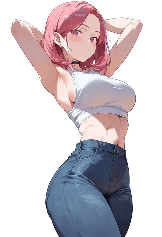 masterpiece, best quality, score_7, safe, moira, solo, simple background — by k3scat, made with ComfyUI