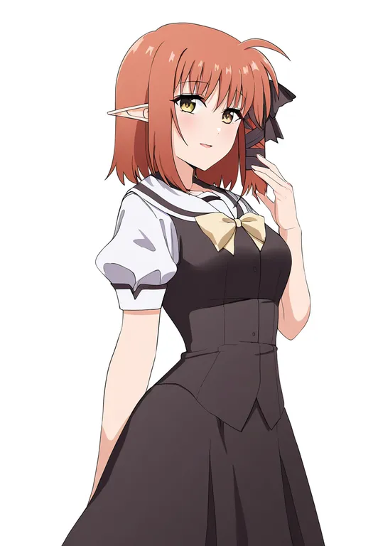 masterpiece, best quality, newest, absurdres, highres, safe, shuffle!, solo, simple_background — by k3scat, made with ComfyUI