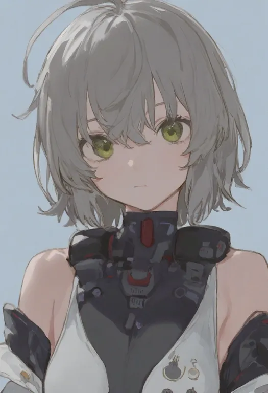 masterpiece, best quality, general, sleeveless bodysuit, 1girl, solo, simple background — by k3scat, made with ComfyUI