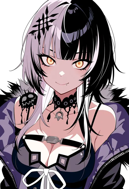 masterpiece, best quality, score_7, safe, shiori novella, hololive english, solo, upper body, simple background — by k3scat, made with ComfyUI