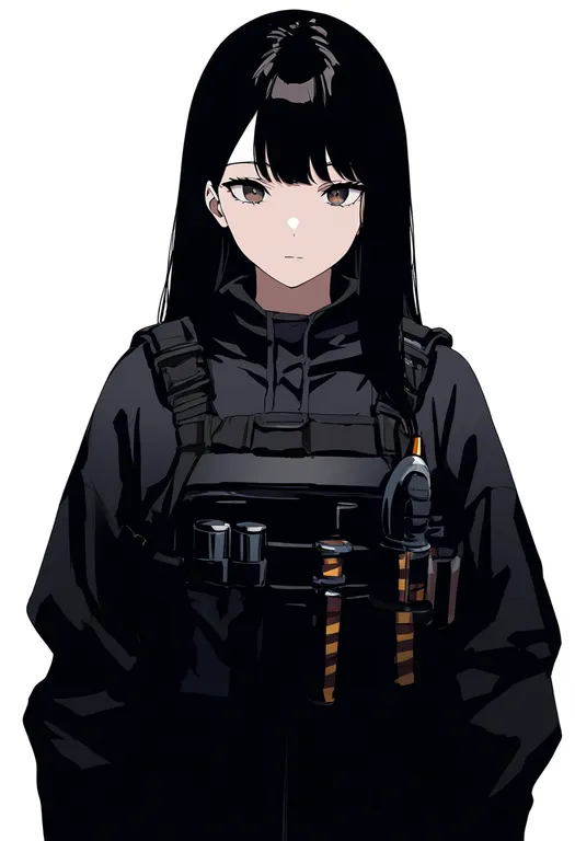 masterpiece, best quality, newest, absurdres, highres, safe, explosive, 1girl, solo, simple_background — by k3scat, made with ComfyUI