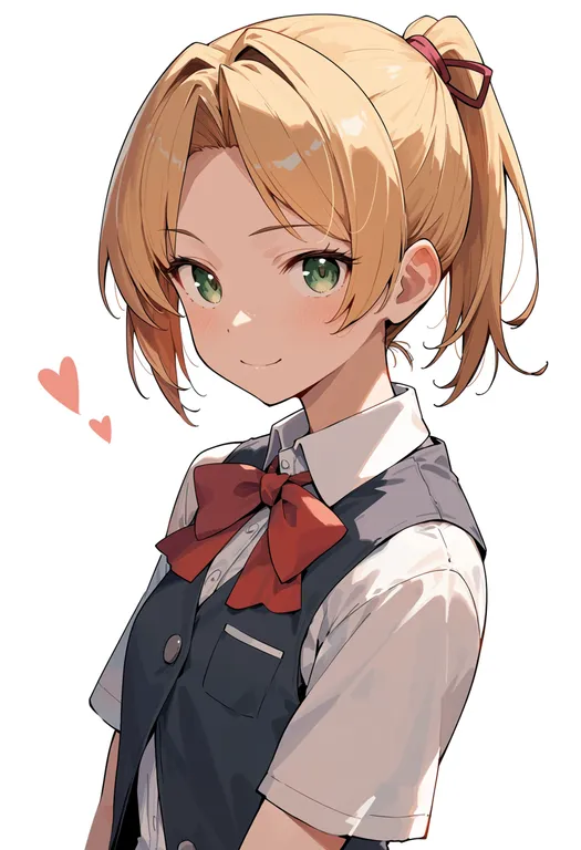 masterpiece, best quality, score_7, safe, maikaze (kancolle), solo, upper body, simple background — by k3scat, made with ComfyUI