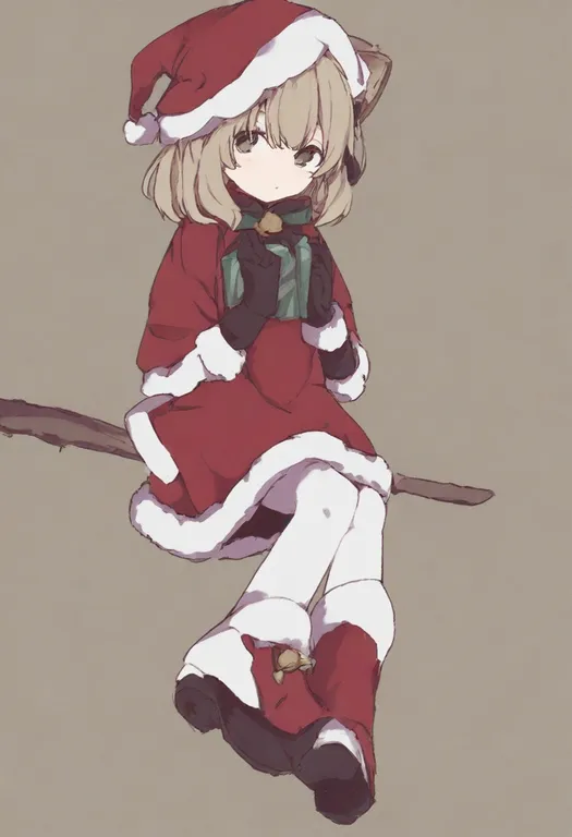 masterpiece, best quality, general, fur-trimmed dress, 1girl, solo, simple background — by k3scat, made with ComfyUI