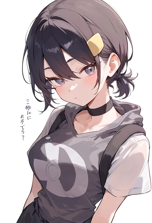 masterpiece, best quality, score_7, safe, harmony (pokemon), pokemon, solo, upper body, simple background — by k3scat, made with ComfyUI