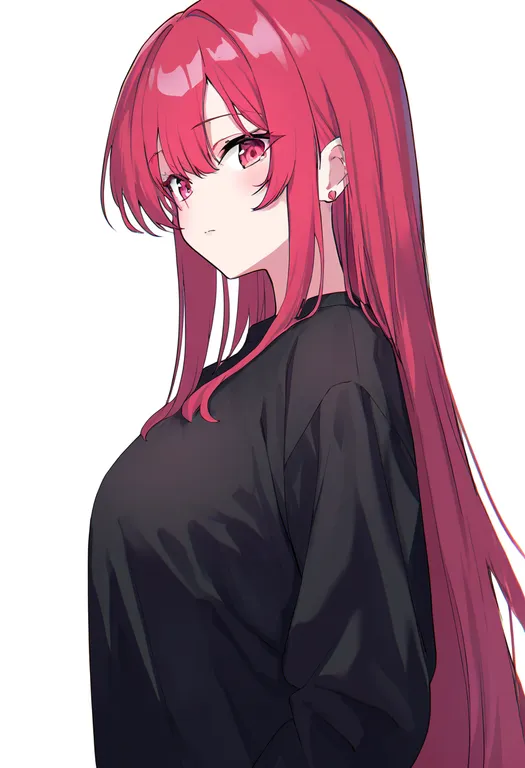 masterpiece, best quality, newest, absurdres, highres, safe, saga_2, solo, simple_background — by k3scat, made with ComfyUI