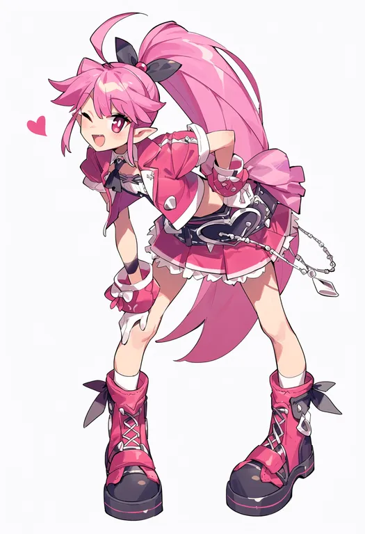 masterpiece, best quality, score_7, safe, attouteki yuugi mugen souls, solo, simple background — by k3scat, made with ComfyUI