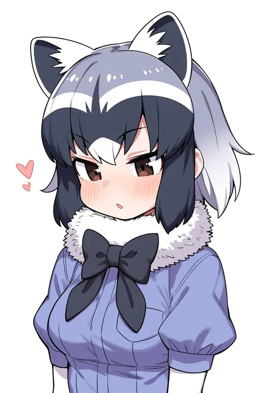 masterpiece, best quality, score_7, safe, common raccoon (kemono friends), kemono friends, solo, upper body… — by k3scat, made with ComfyUI