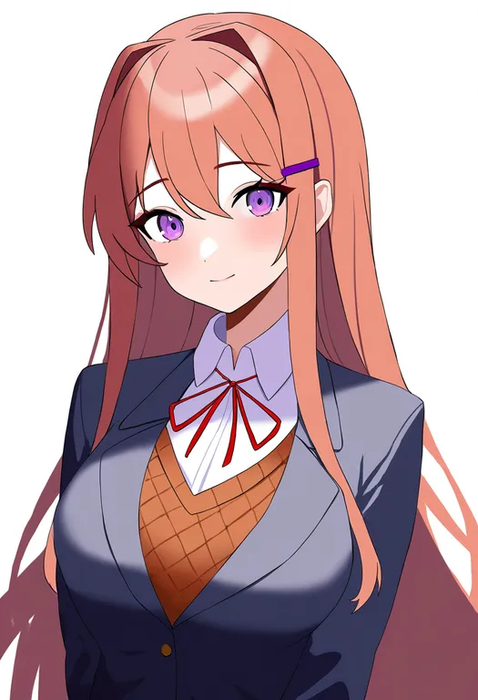 masterpiece, best quality, newest, absurdres, highres, safe, sayori_(doki_doki_literature_club)… — by k3scat, made with ComfyUI
