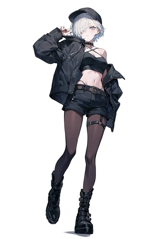 masterpiece, best quality, score_7, safe, ashita no joe, solo, full body, simple background — by k3scat, made with ComfyUI