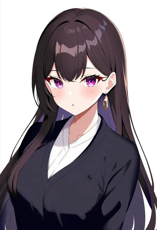 masterpiece, best quality, newest, absurdres, highres, safe, hime_to_boin, solo, simple_background — by k3scat, made with ComfyUI