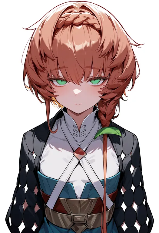 masterpiece, best quality, score_7, safe, van gogh (fate), solo, upper body, simple background — by k3scat, made with ComfyUI
