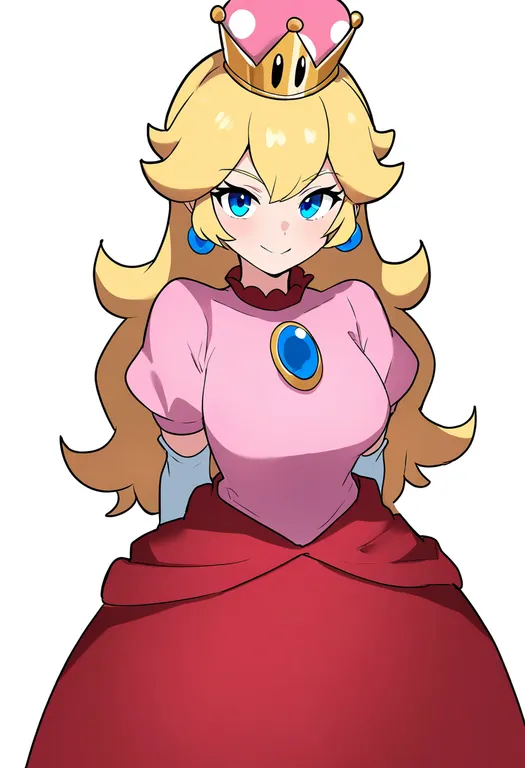 masterpiece, best quality, newest, absurdres, highres, safe, super_mario_bros._1, solo, simple_background — by k3scat, made with ComfyUI
