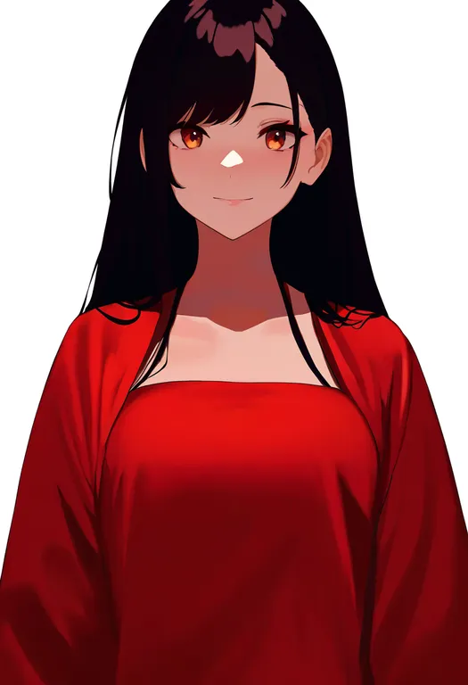 masterpiece, best quality, newest, absurdres, highres, safe, red_bandeau, 1girl, solo, simple_background — by k3scat, made with ComfyUI
