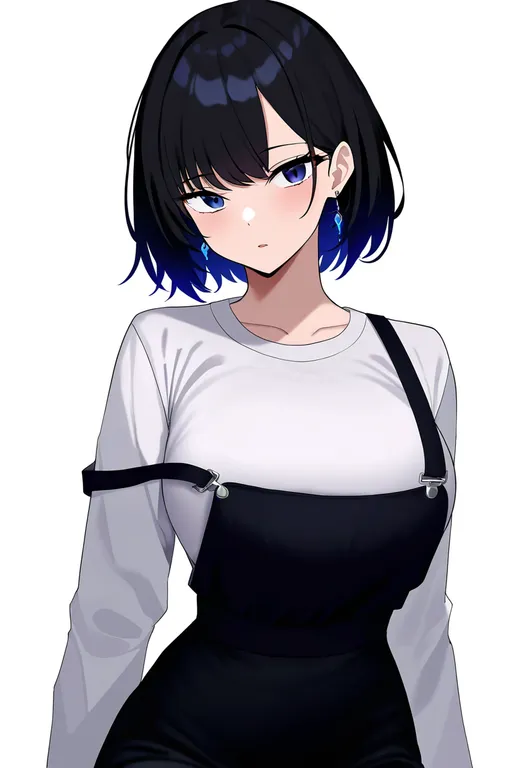 masterpiece, best quality, newest, absurdres, highres, safe, suspenders_slip, 1girl, solo, simple_background — by k3scat, made with ComfyUI